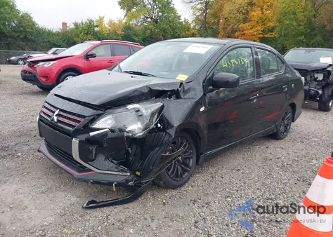 2024 Mitsubishi Mirage G4 Black Edition из США, поврежденный, VIN ML32FUFJ1RHF14538